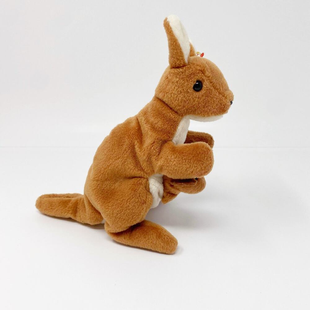 TY Vintage Kangaroo "Pouch" Beanie Baby - Picture 4 of 10